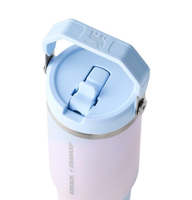 夏季海洋系列｜ 韓國 Starbucks 星巴克 X Stanley 夢幻撞色 手柄不鏽鋼冷飲杯 ｜Flow Cold Cup