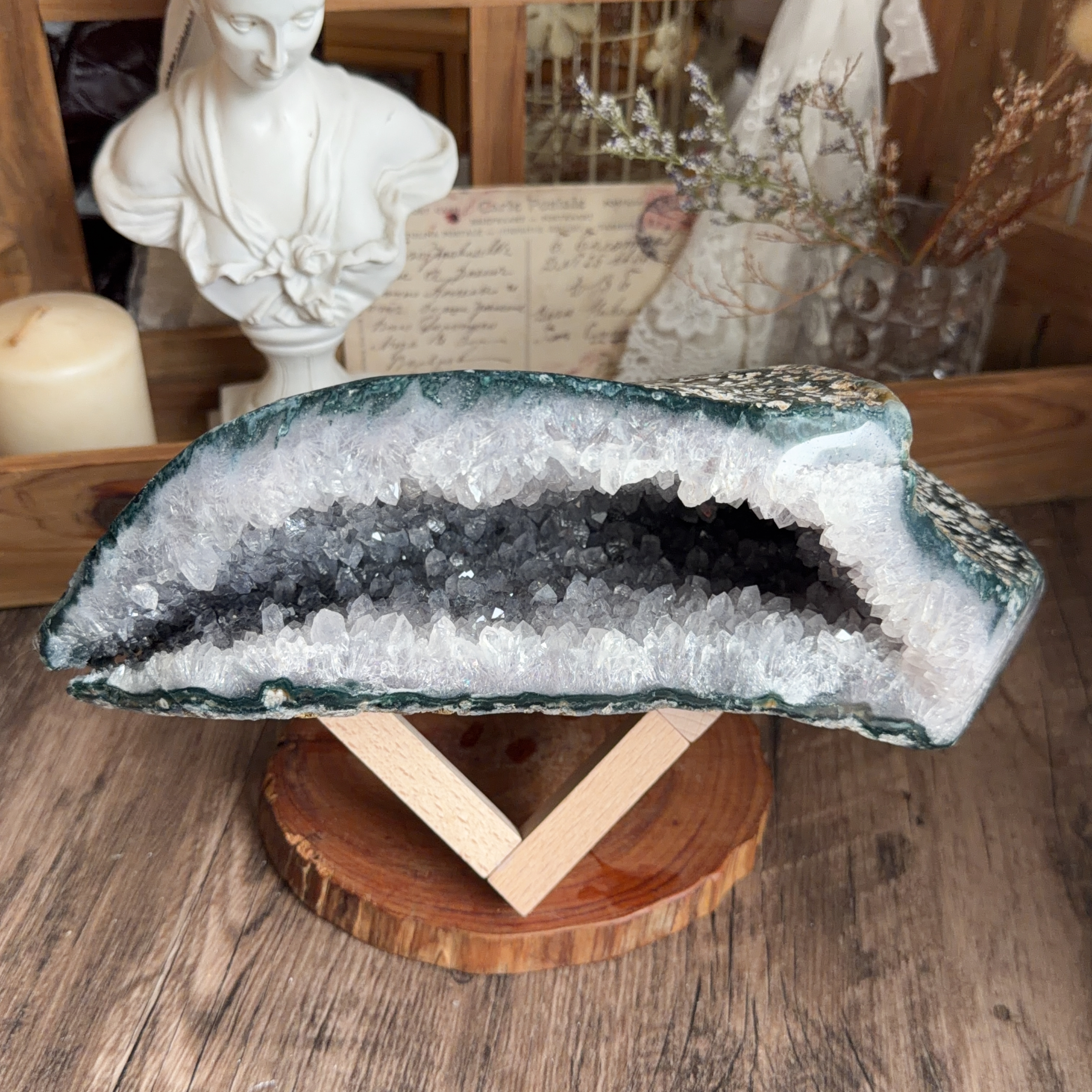 全拋光瑪瑙紫水晶錢袋子