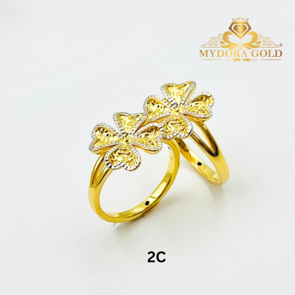 MYDORA Cincin Lucky Four In Love (5G) l EMAS 916/22K