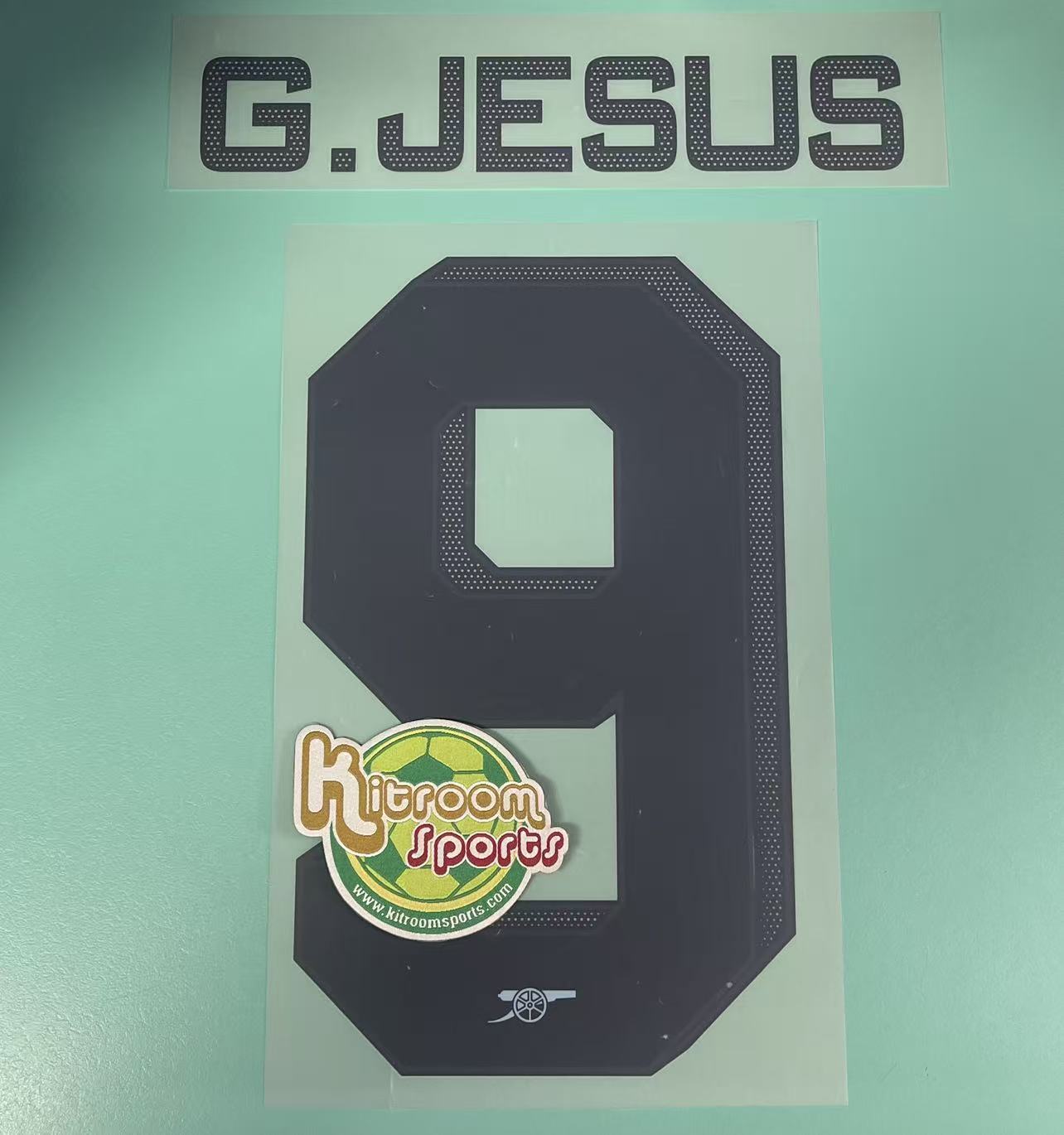 2022-23 Arsenal 3RD UCL Nameset #9 G.JESUE