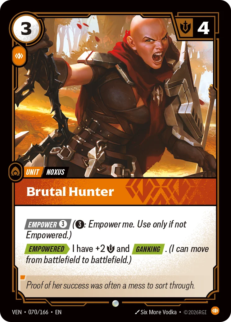 Vendetta - Commen- Body Rune (Set 4)