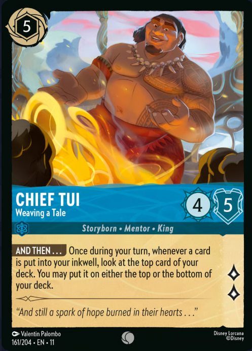 161/204 Chief Tui - Weaving a Tale C