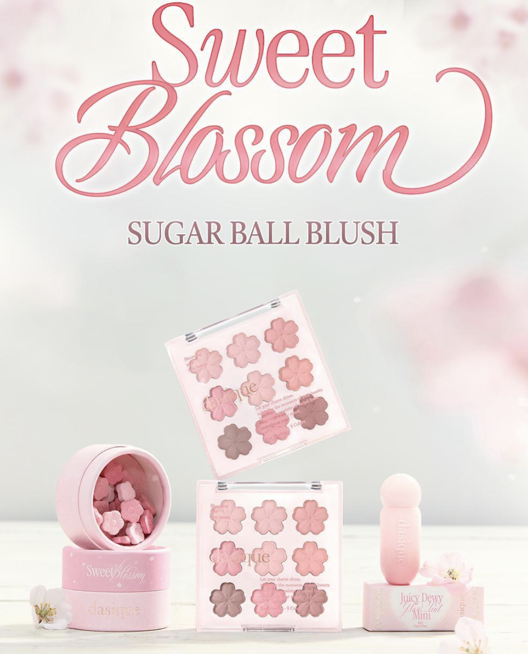 限定版｜韓國 Dasique 甜蜜櫻花系列 九宮格眼影盤｜Shadow Palette