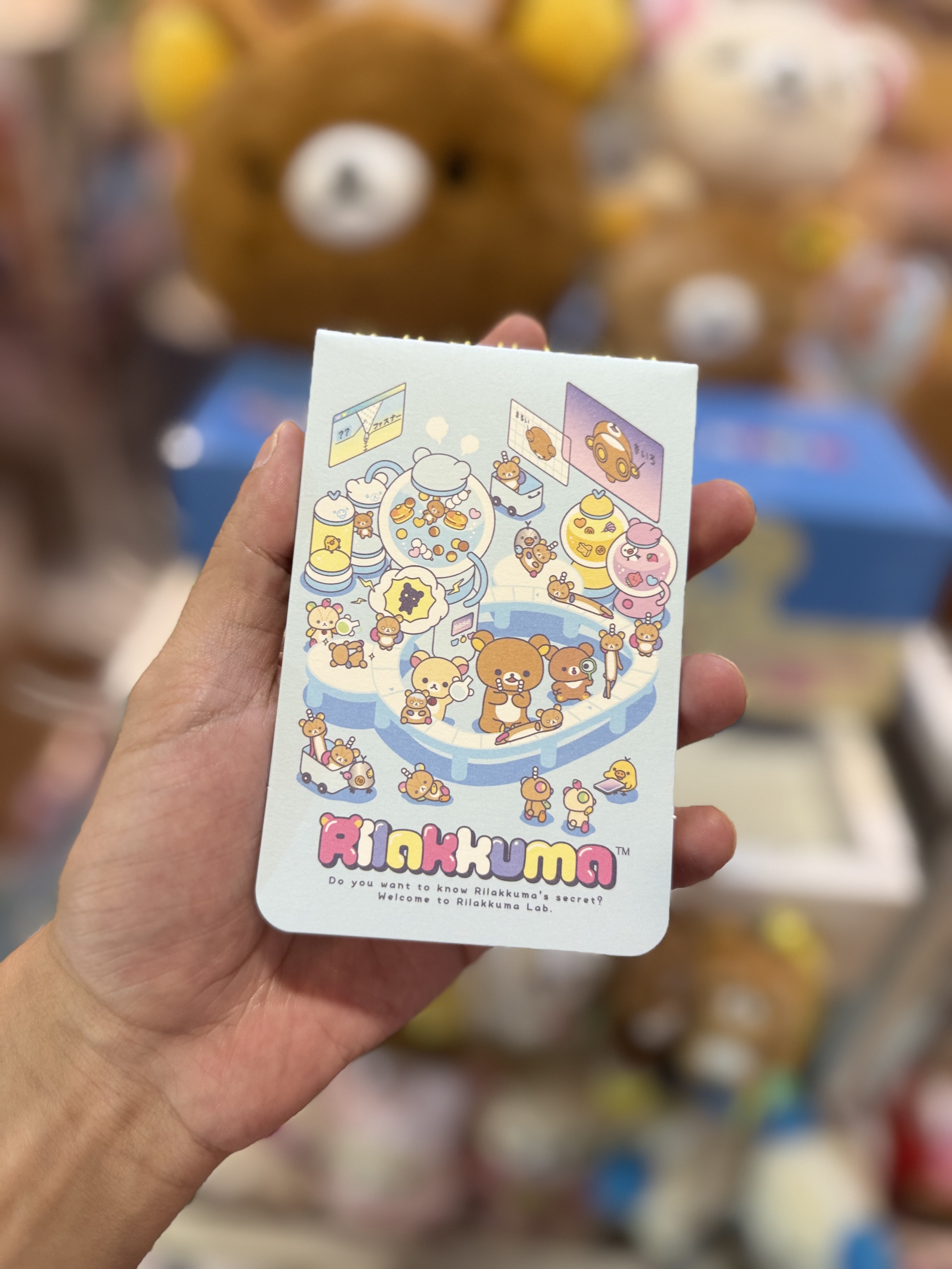 《現貨》全新rilakkuma 實驗室系列細圈簿