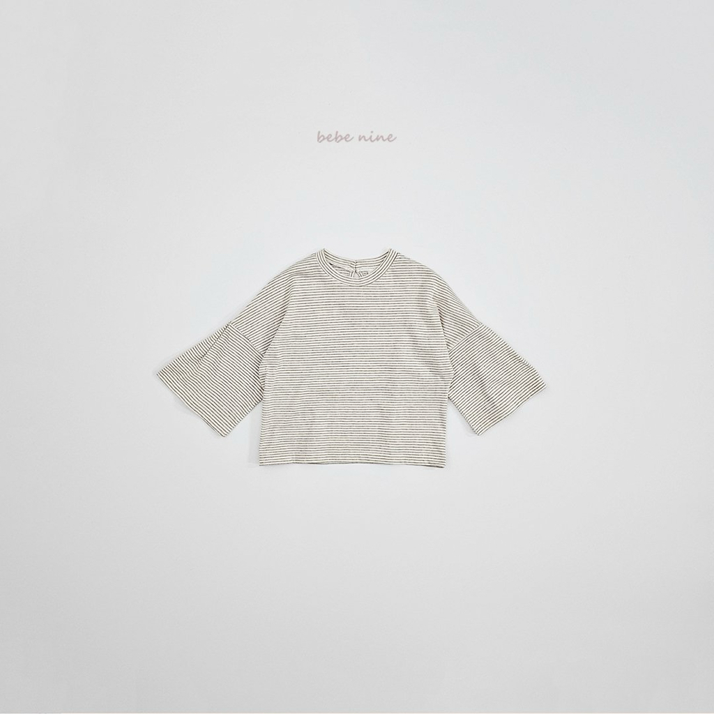🌸預訂 韓國直送🌸🇰🇷Bebenine兩色條紋寬鬆闊長袖上衣