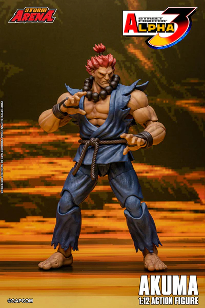 🧲預訂26年第4季：STORM ARENA 1/12 豪鬼 街頭霸王 Zero 3 可動figure STREET FIGHTER ZERO 3 - GOUKI
