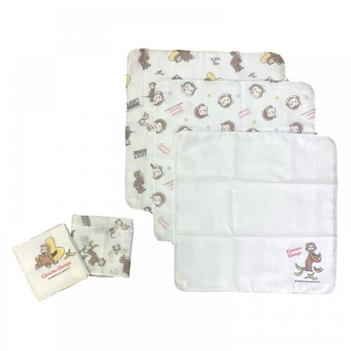 🇯🇵預訂 日本直送🇯🇵好奇的喬治印花純棉浴紗巾八件套