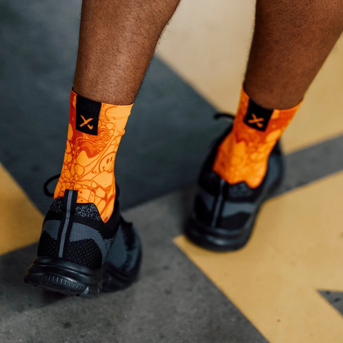 Sox Neon Slide Orange Socks