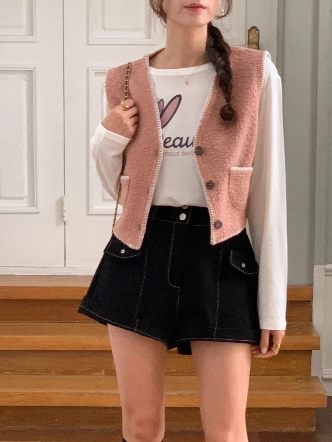 R10 羊羔毛背心仔