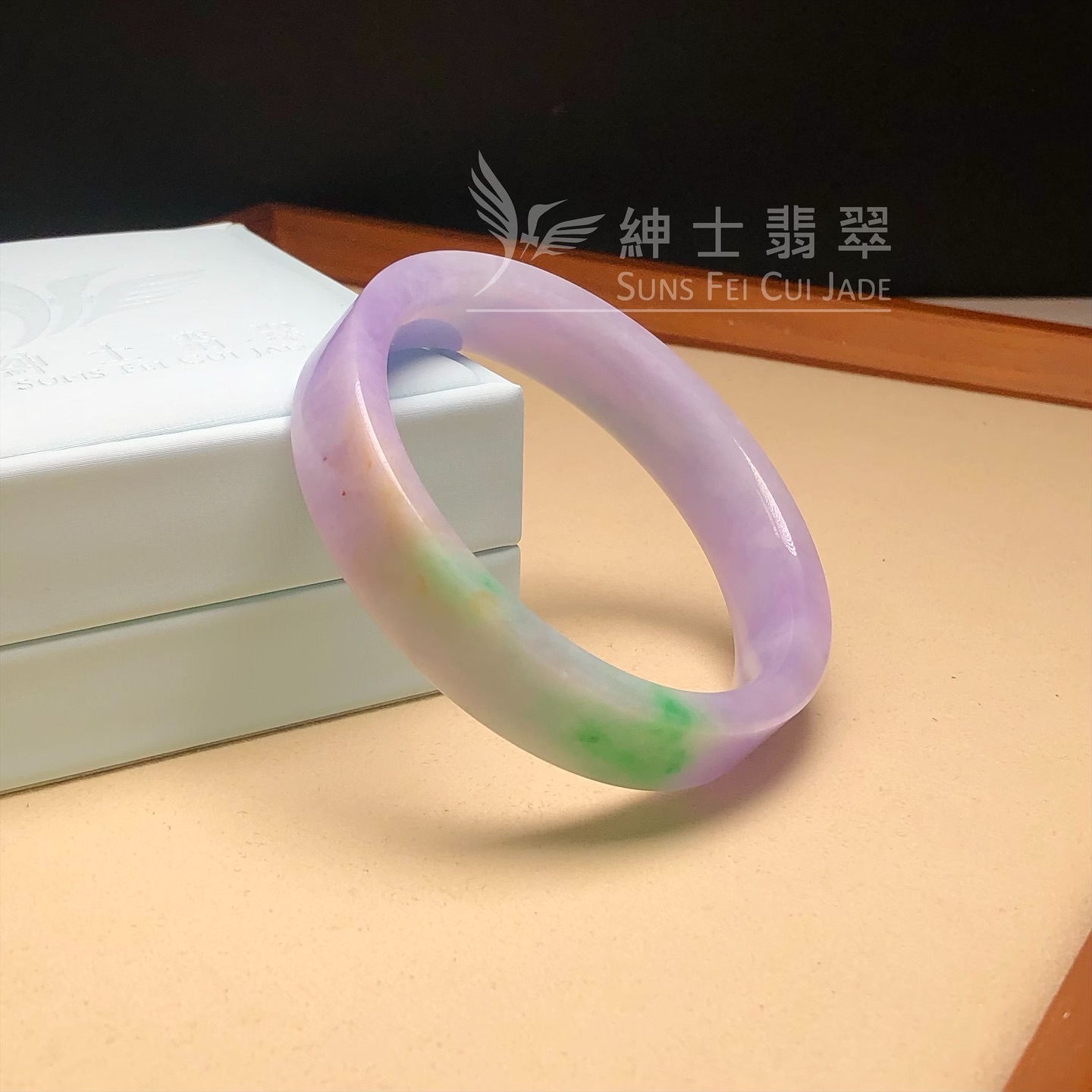 木那濃紫春彩方鐲55mm