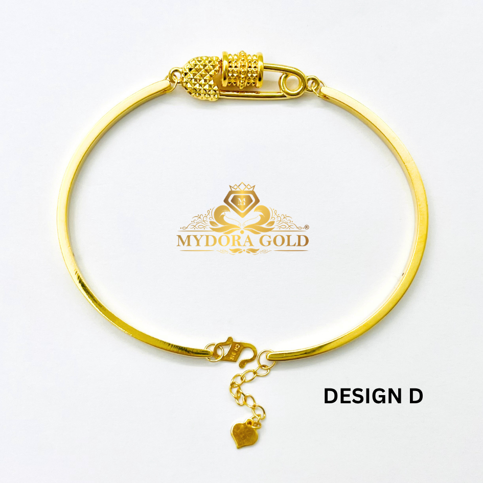 MYDORA Gelang Fashion Safety Pin Series l EMAS 916/22K