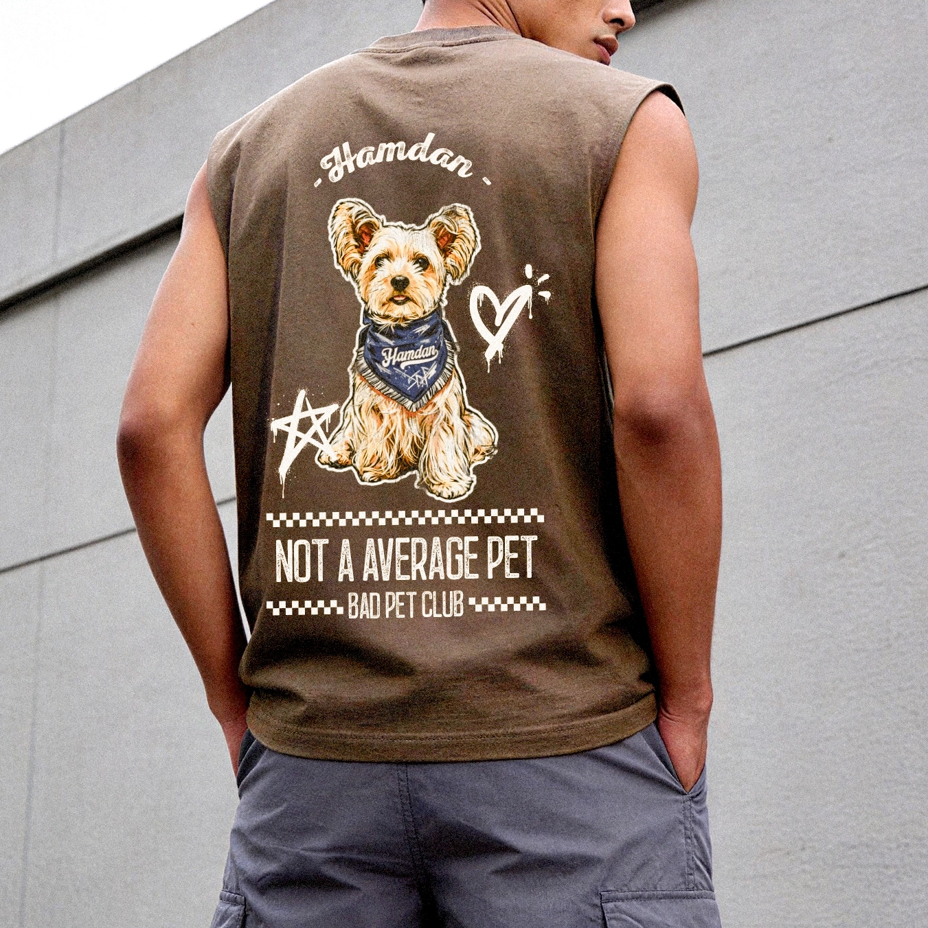 【寵物客製】男裝 Sport Vest 運動背心