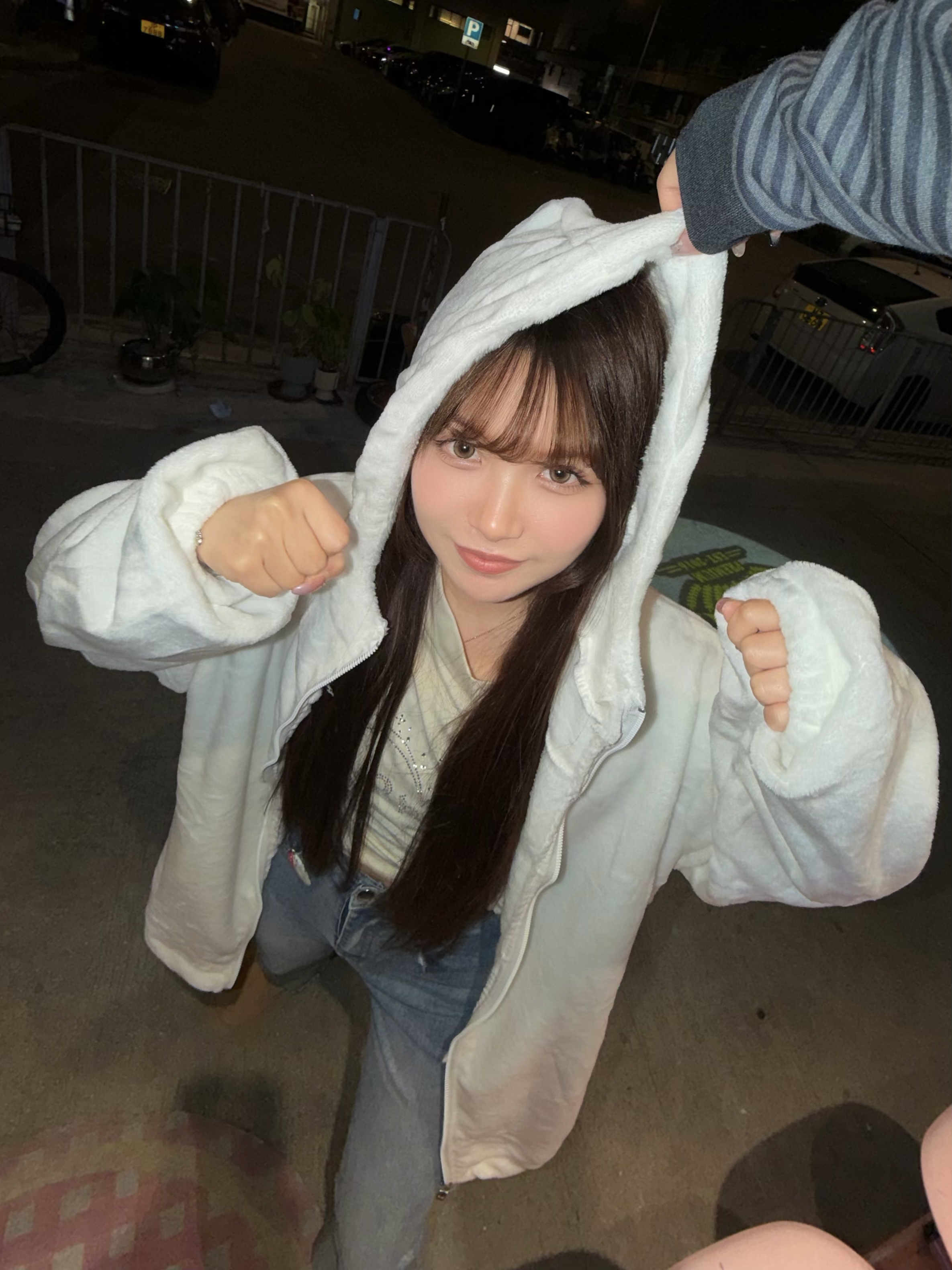 韓國新翻巨版毛毛長款外套🦦有帽