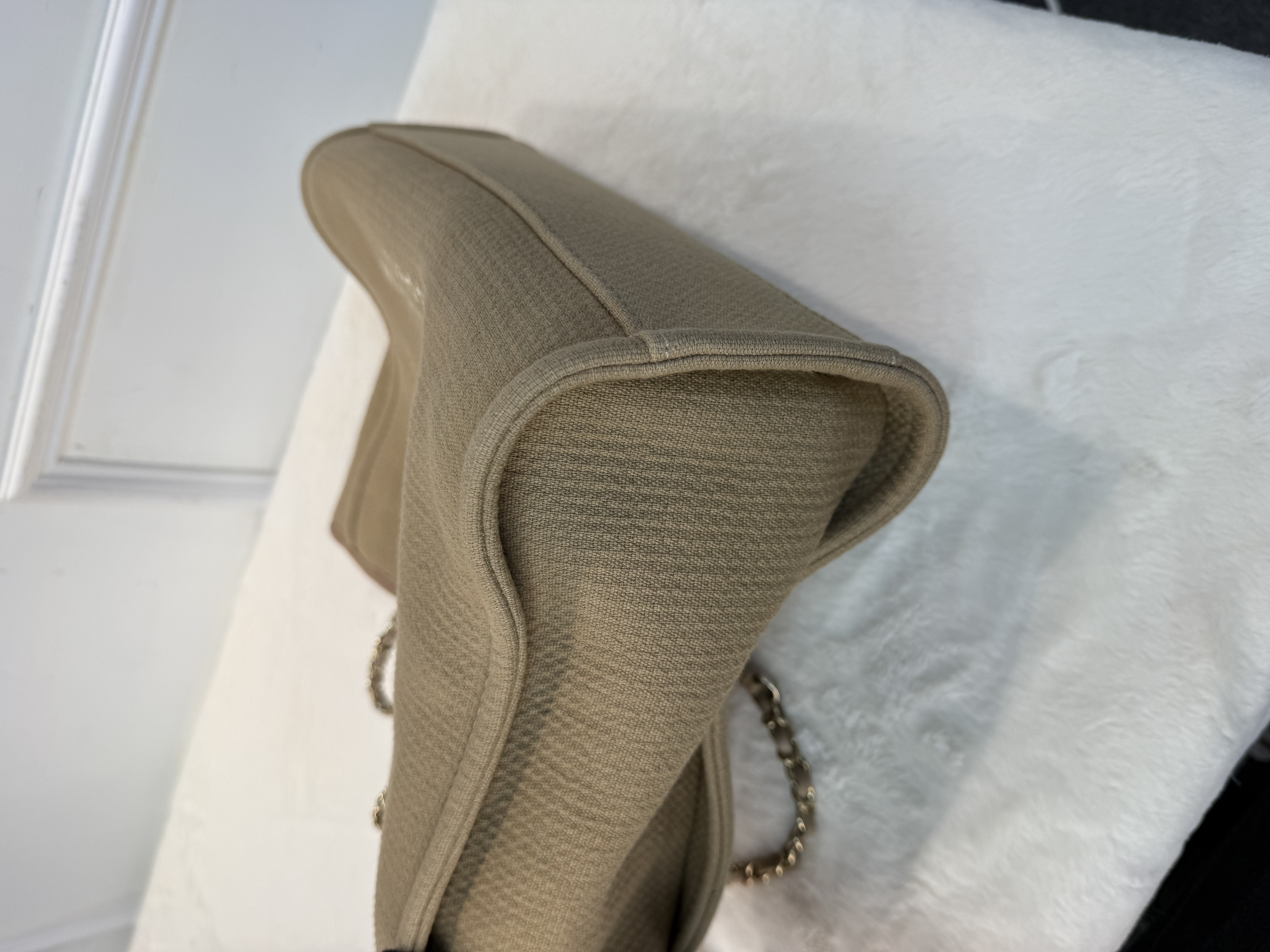 Chanel 奶茶色沙灘布袋 大容量之選🤎