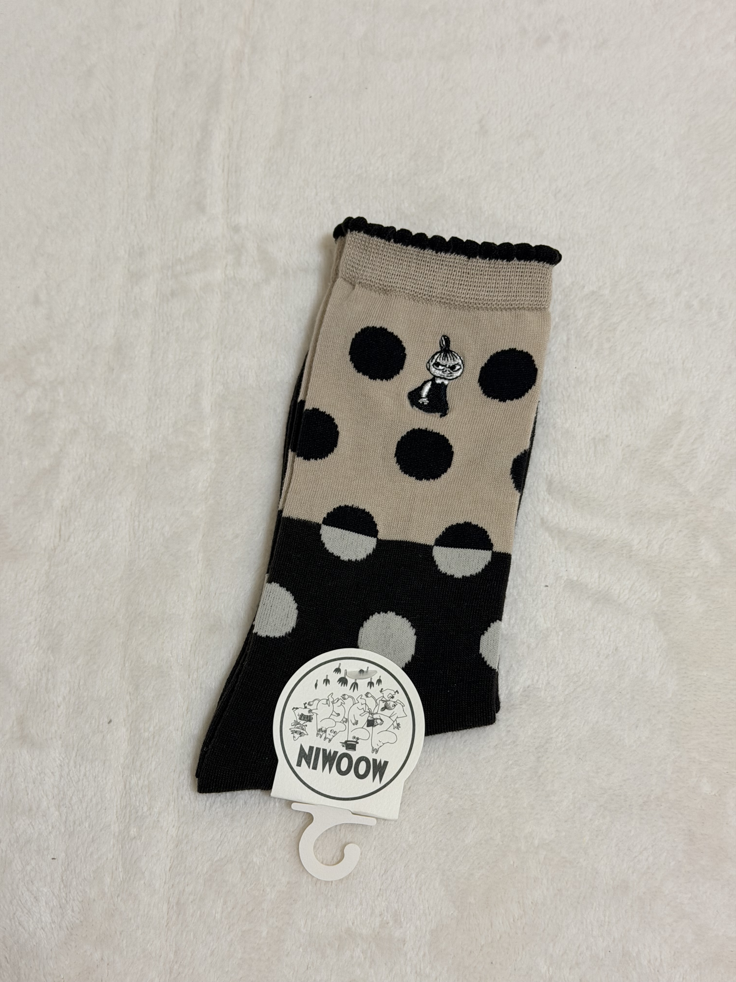 Moomin 波點襪 23-25cm