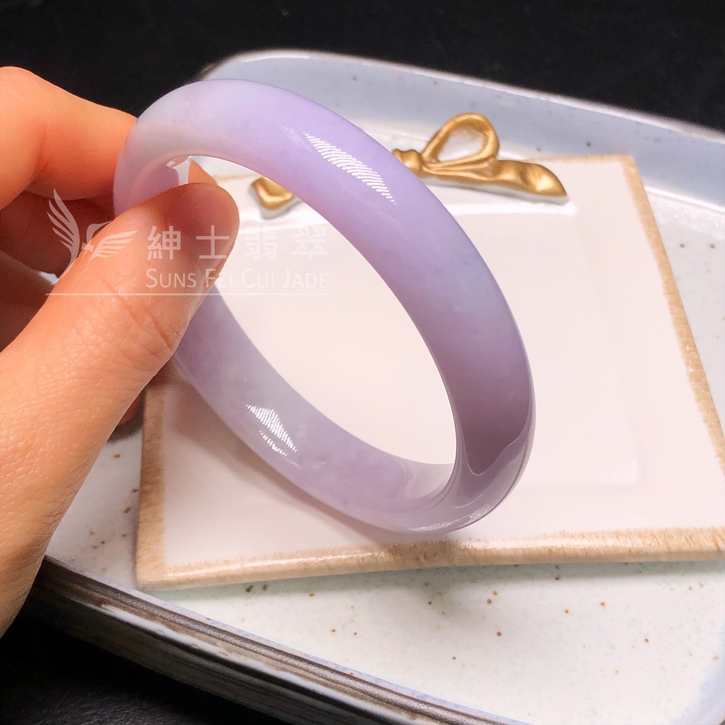 木那紫翡翠福鐲58.8mm YM00177