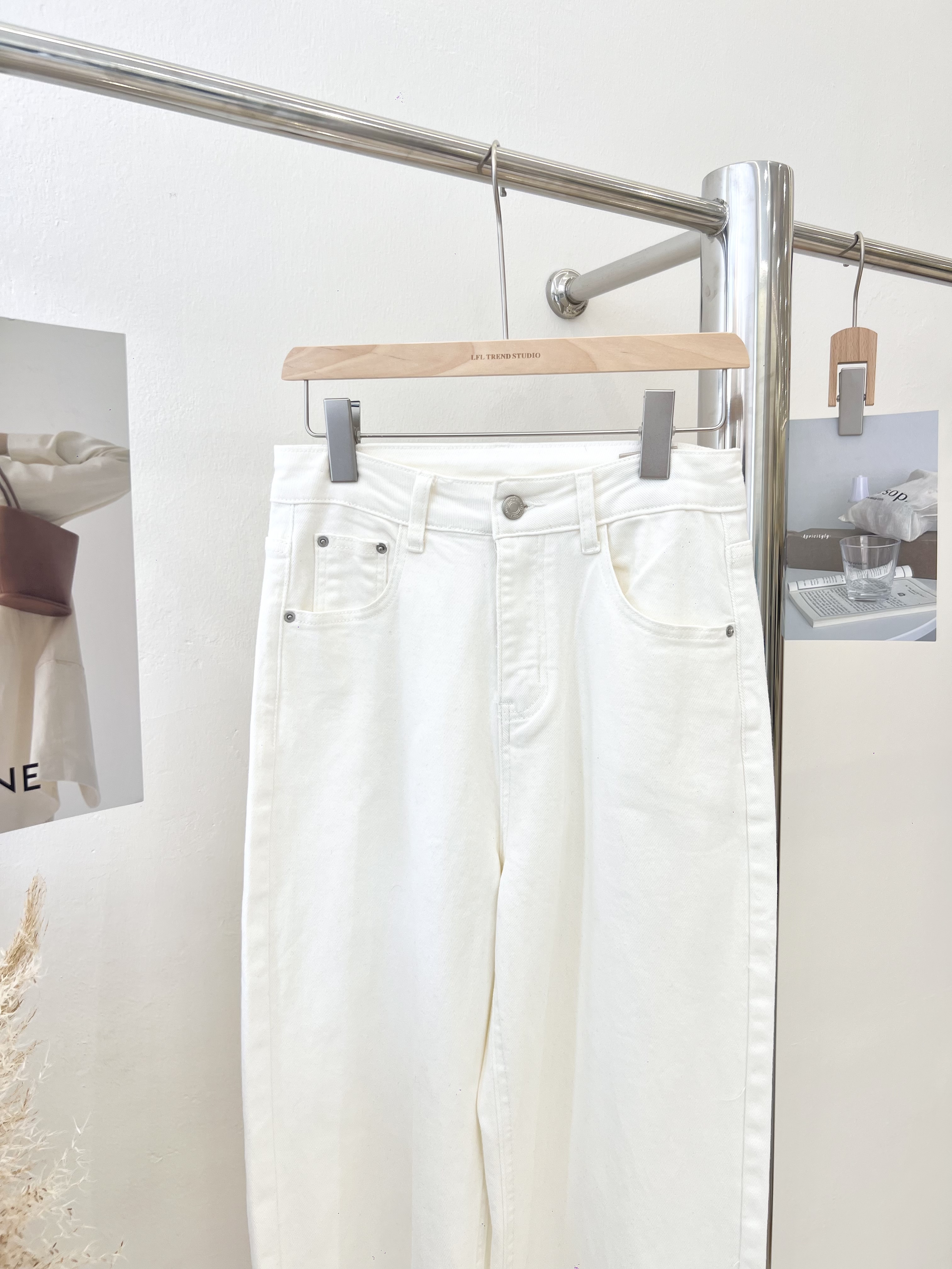 6885 爆款显瘦牛仔长裤