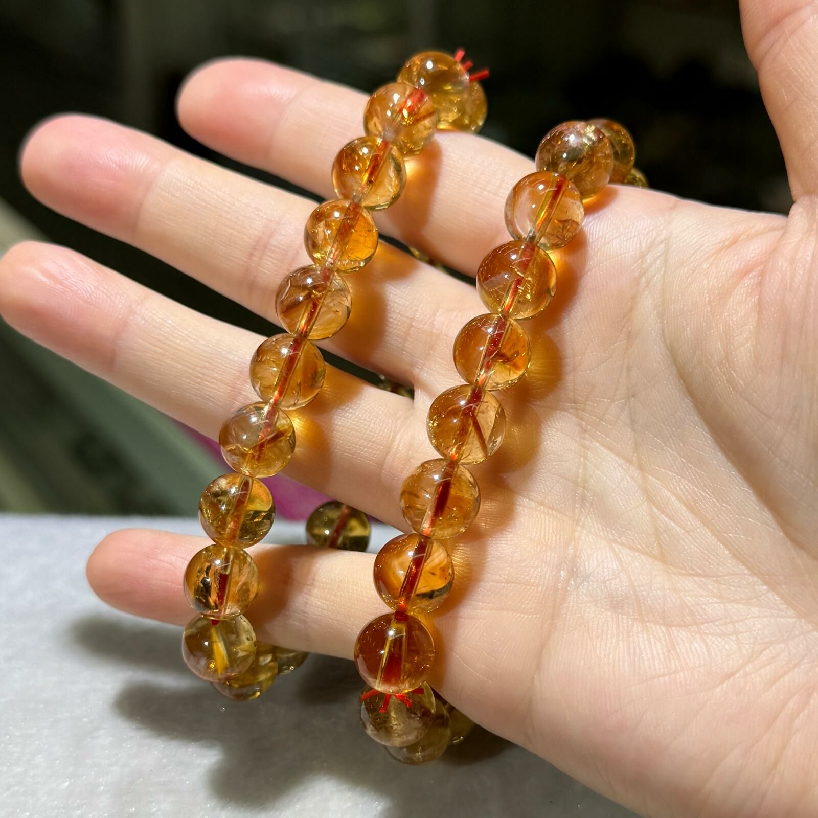 黃水晶手串 10 mm +/-