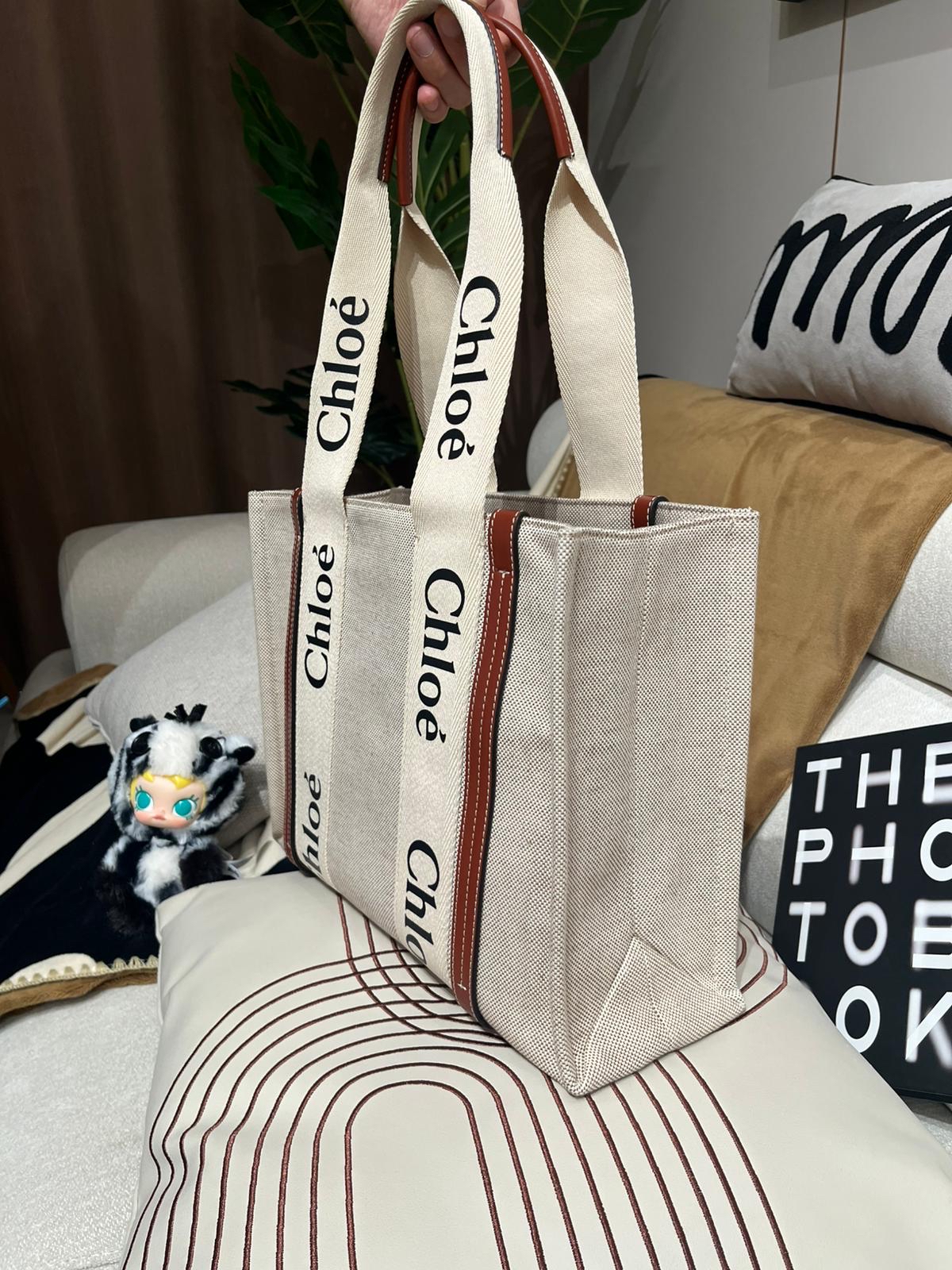 Chloe woody medium  100%Authentic,98%new ✅Dust bag