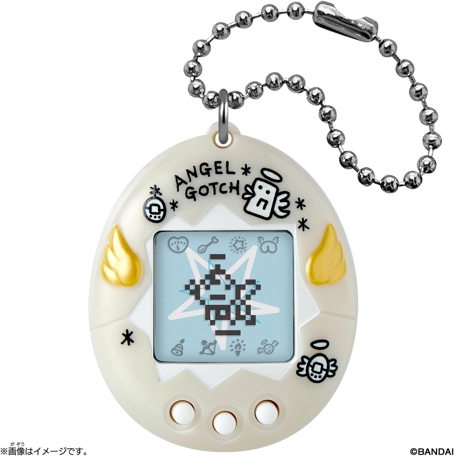 (行版) Bandai Original Tamagotchi Angel Pearl White 他媽哥池 30週年 天使他媽哥池 (珠珍白色)
