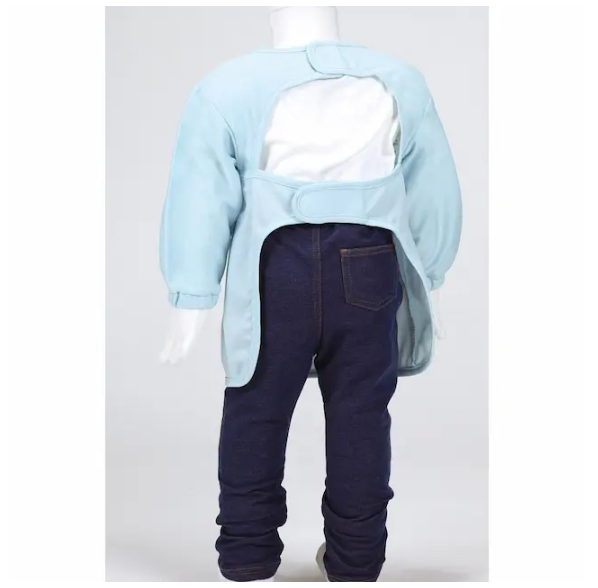 Skater Cinnamoroll 小童連手袖圍裙 衣圍裙 長袖飯兜 小童連手袖圍兜護衣 平行進口