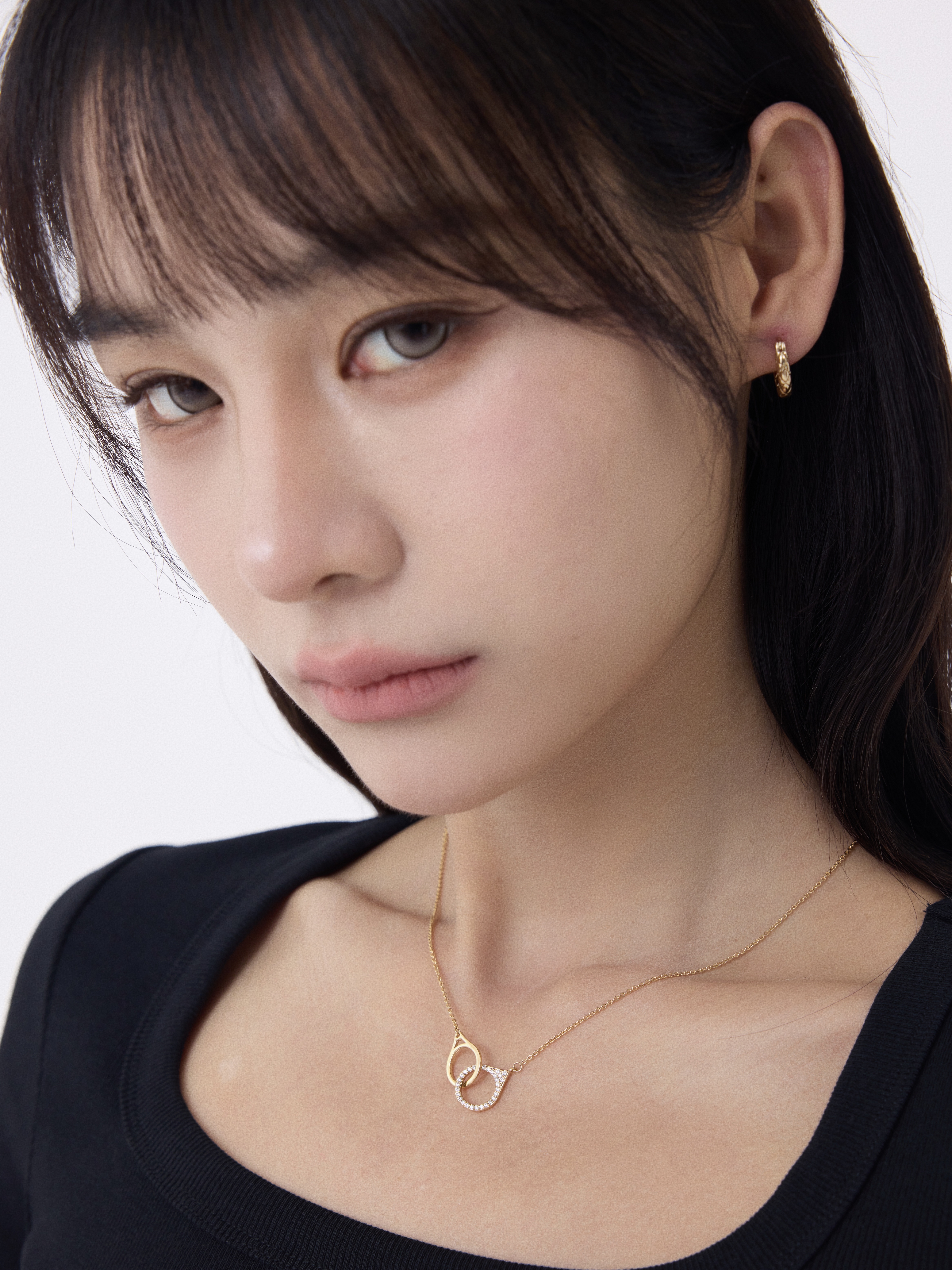 Infinity Bond Necklace Plaqué or