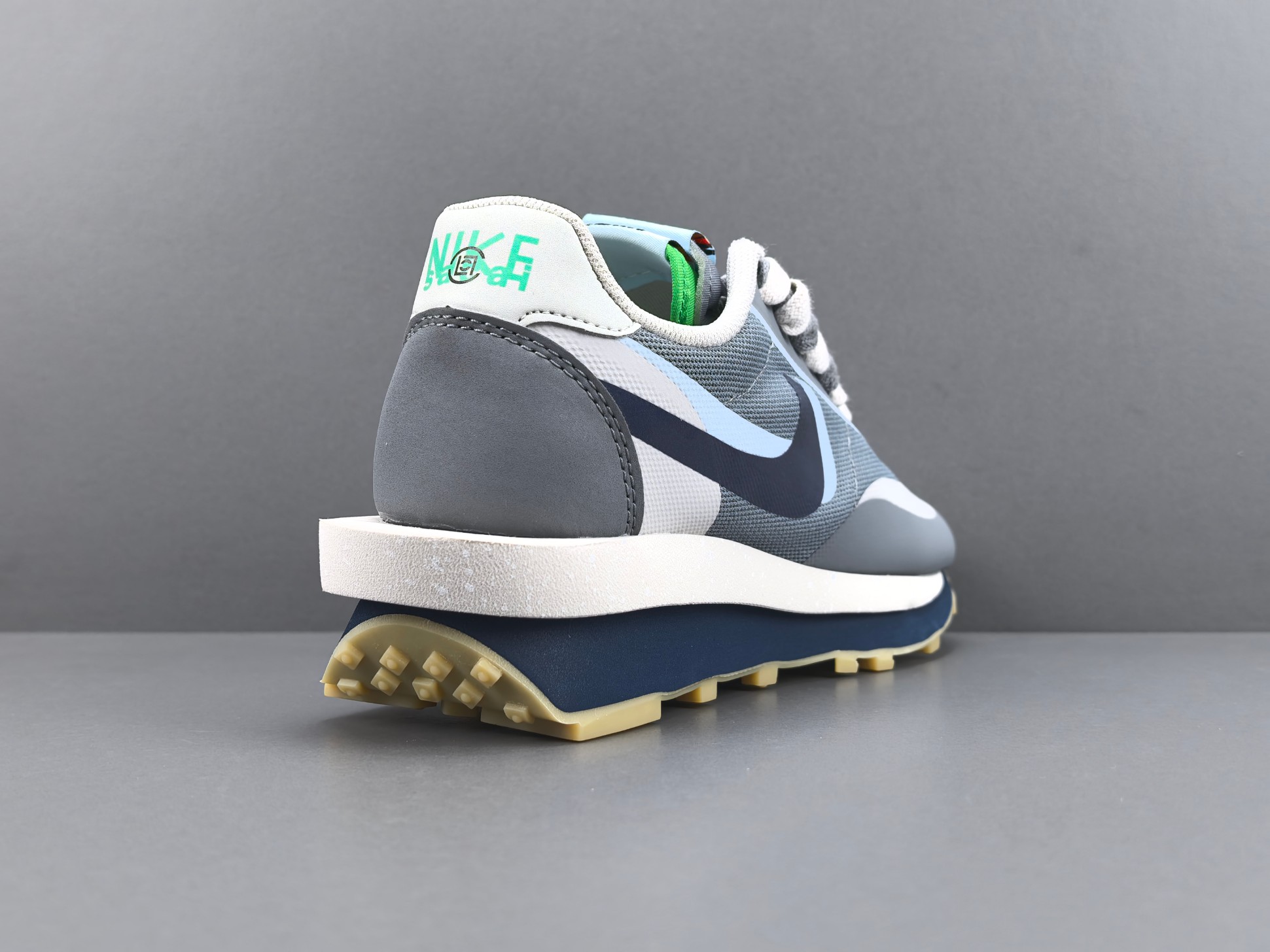 Nike LDWaffle x Sacai x CLOT "Kiss of Death 2" Cool Grey