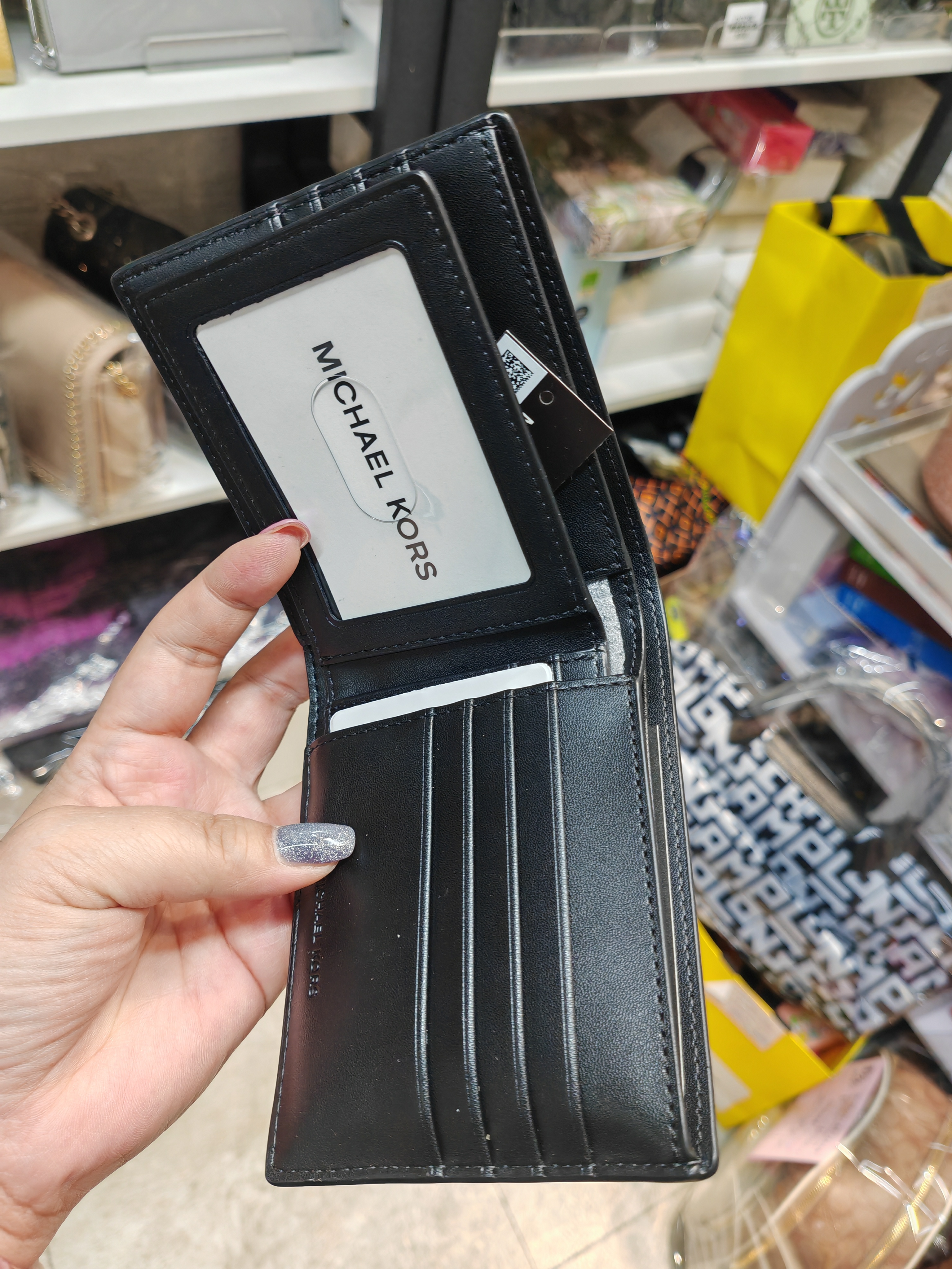 香港現貨-Michael Kors men's wallet blk