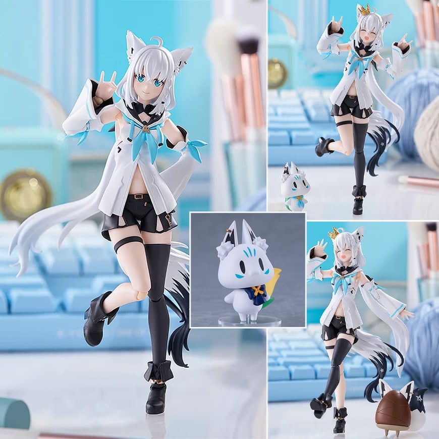 (行版普通版 / 日版特典版) Max Factory figma 666 hololive production 白上吹雪 Shirakami Fubuki