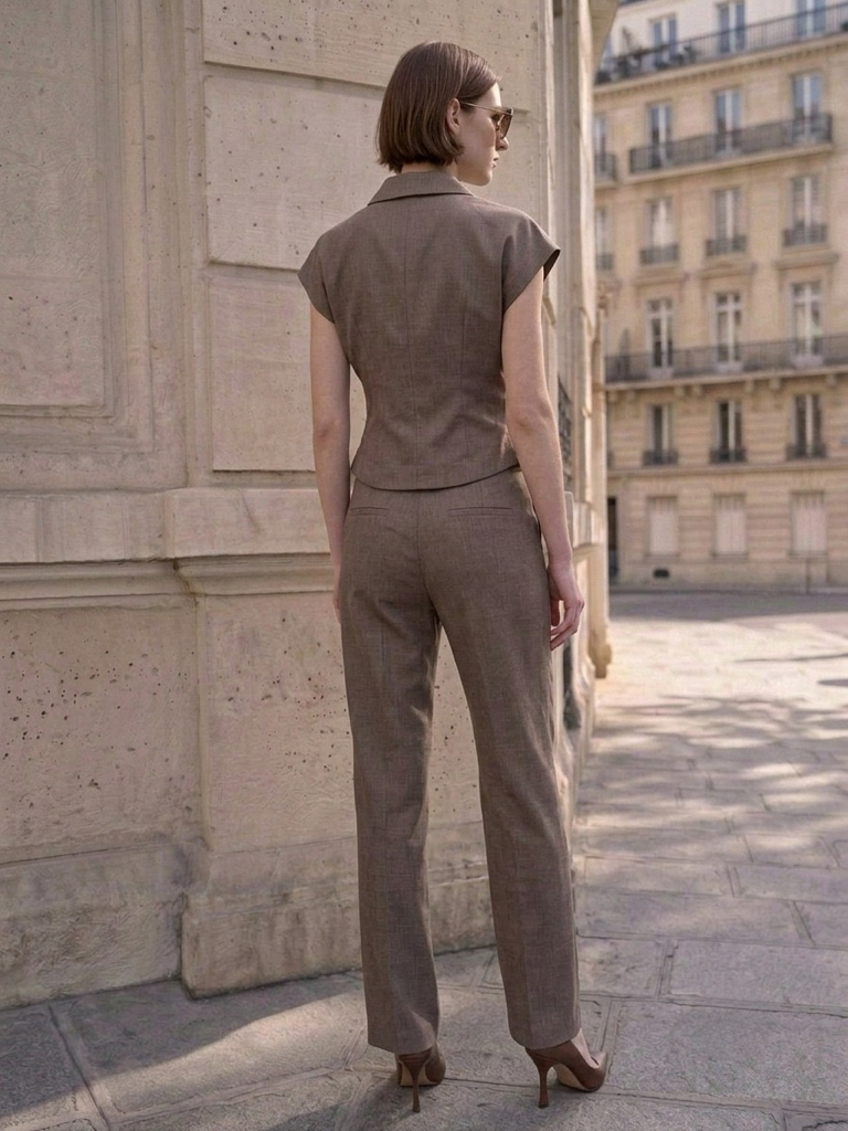 E8268BB Parisian Tailored Top