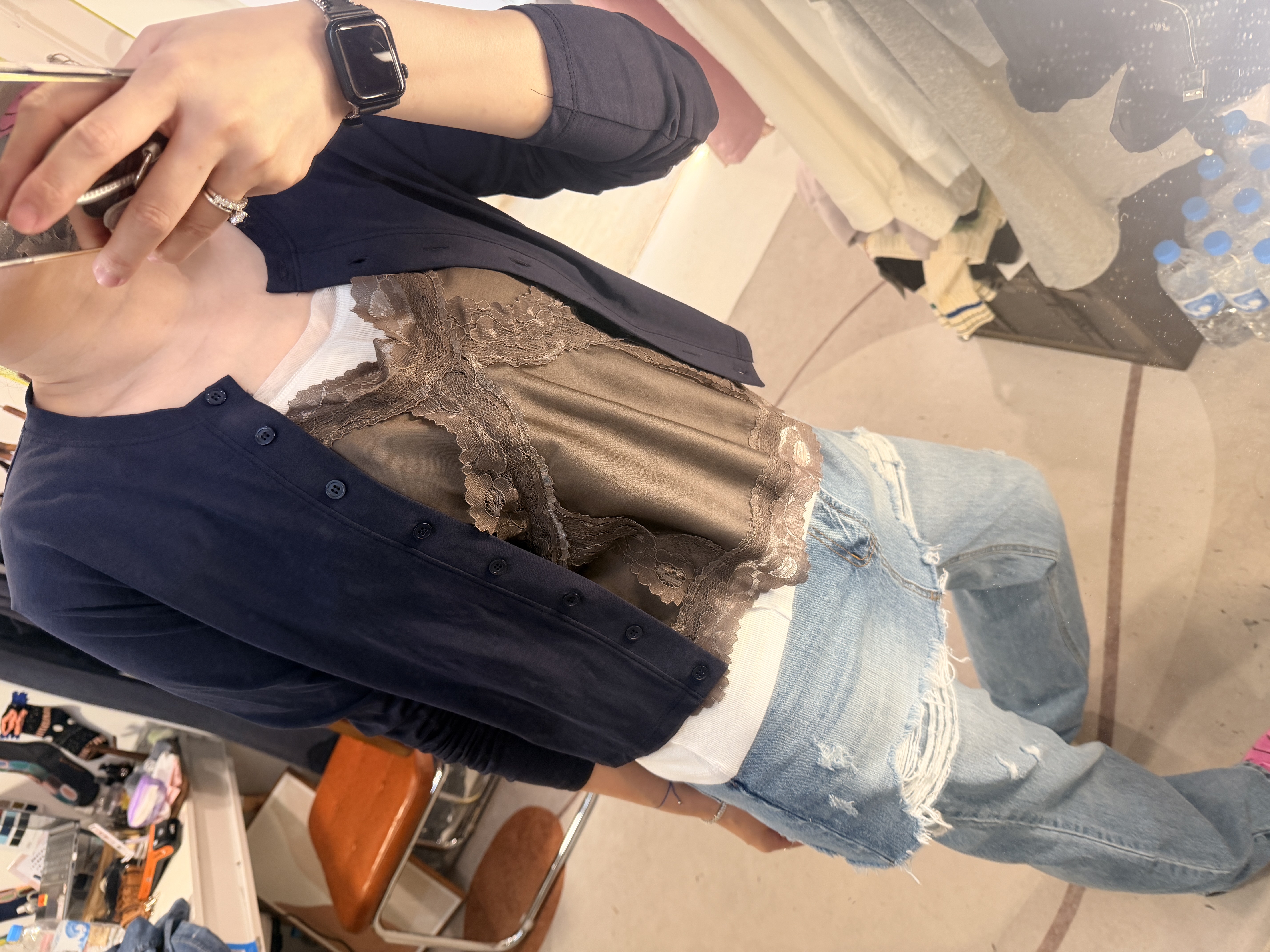 Summer cotton cardigan