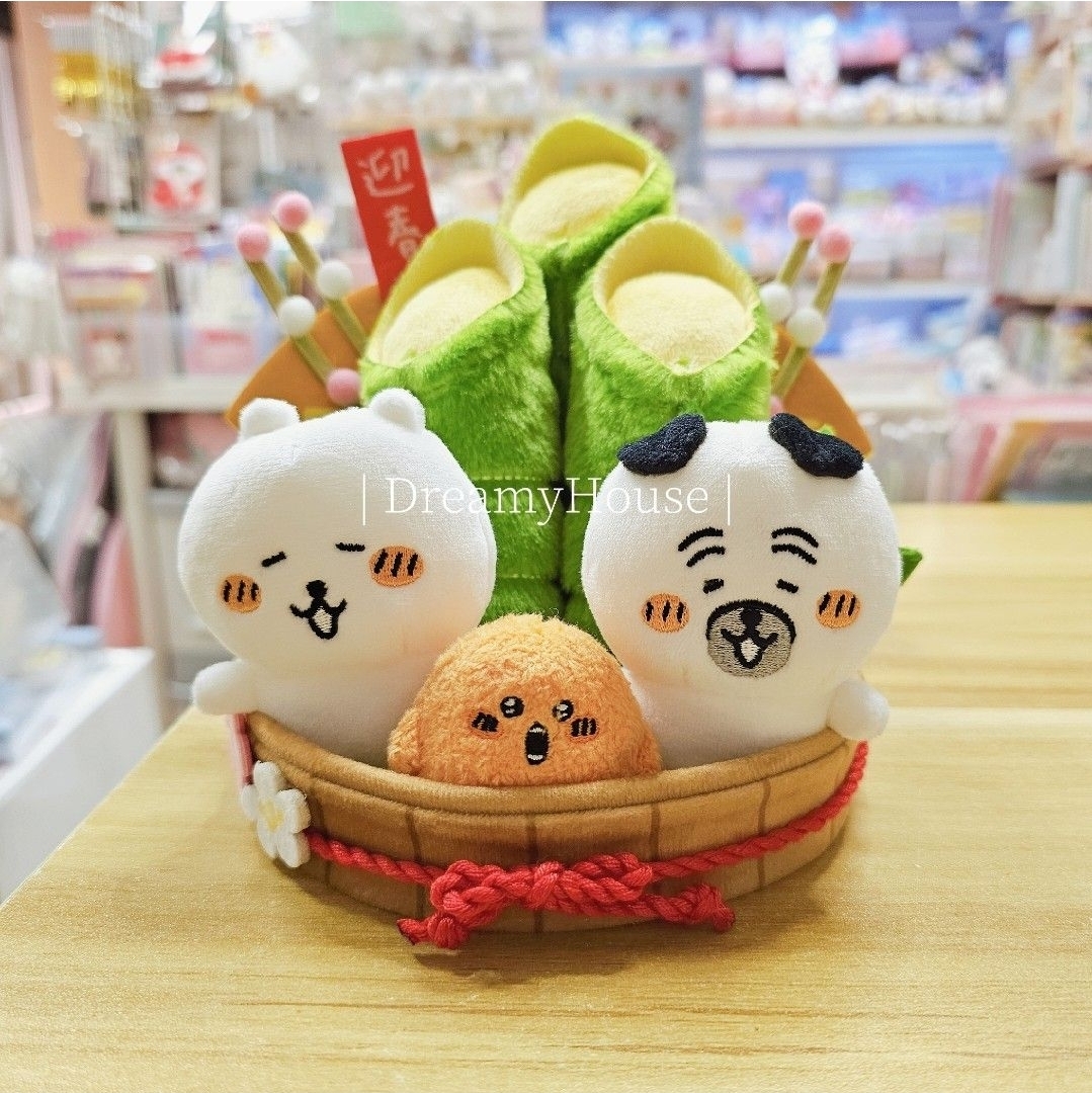 日本 nagano market joke bear 新年竹款公仔