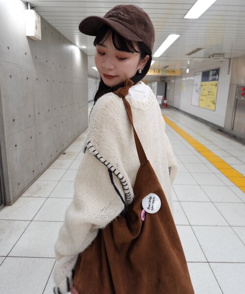 v領盲針編織冷衫