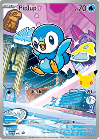 Pokemon TCG  Mega Evolution Promos - Piplup-042