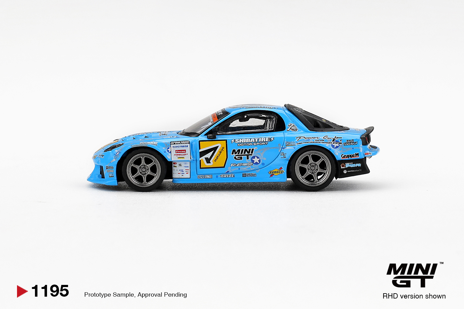Mini GT 1/64 Mazda RX-7 RE-Amemiya 2025 D1GP - MGT01195-R