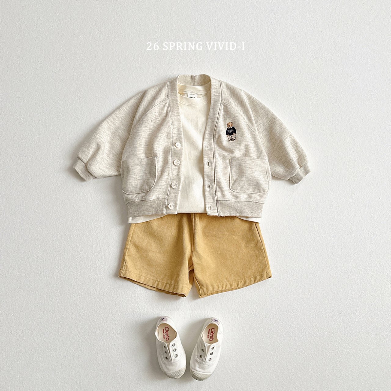 🌸預訂 韓國直送🌸🇰🇷VIVIDI三色日常基本打底短袖T恤