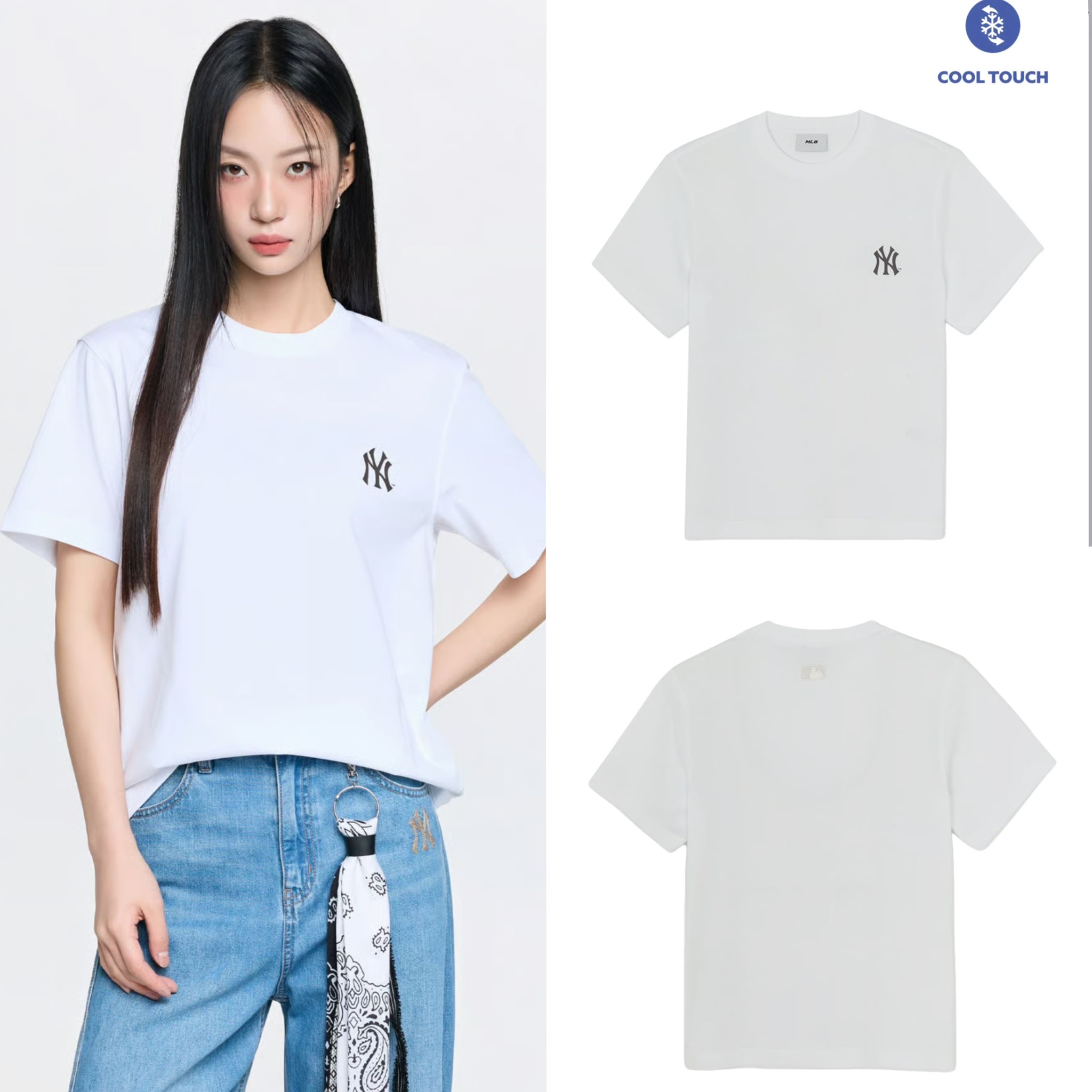 *🇰🇷韓國直送MLB韓國🇰🇷專門店 基本款小logo簡約Tee 3ATSB8063 (Normal Size）男女同款 折扣優惠🈹*
