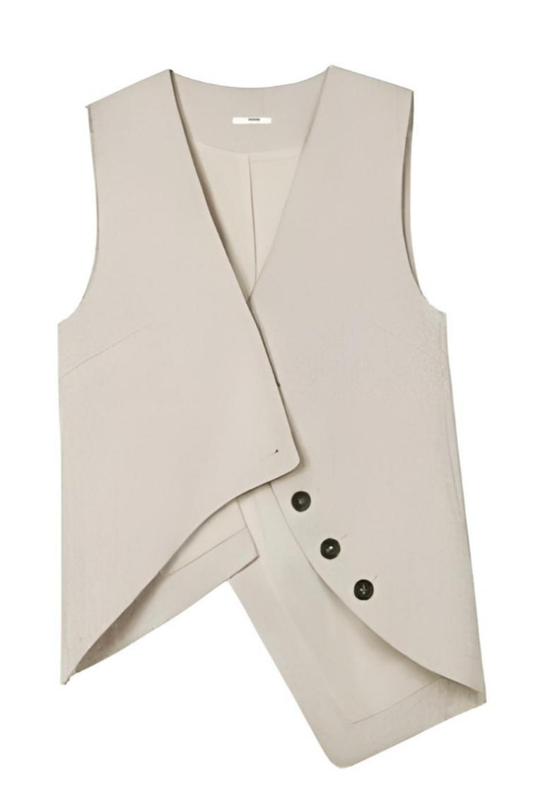 Asymmetrical Short Vest