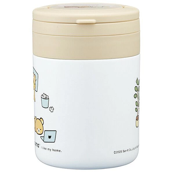 鬆弛熊抗菌保溫保冷食物壺(燜燒壺) 300ml 摺疊手柄