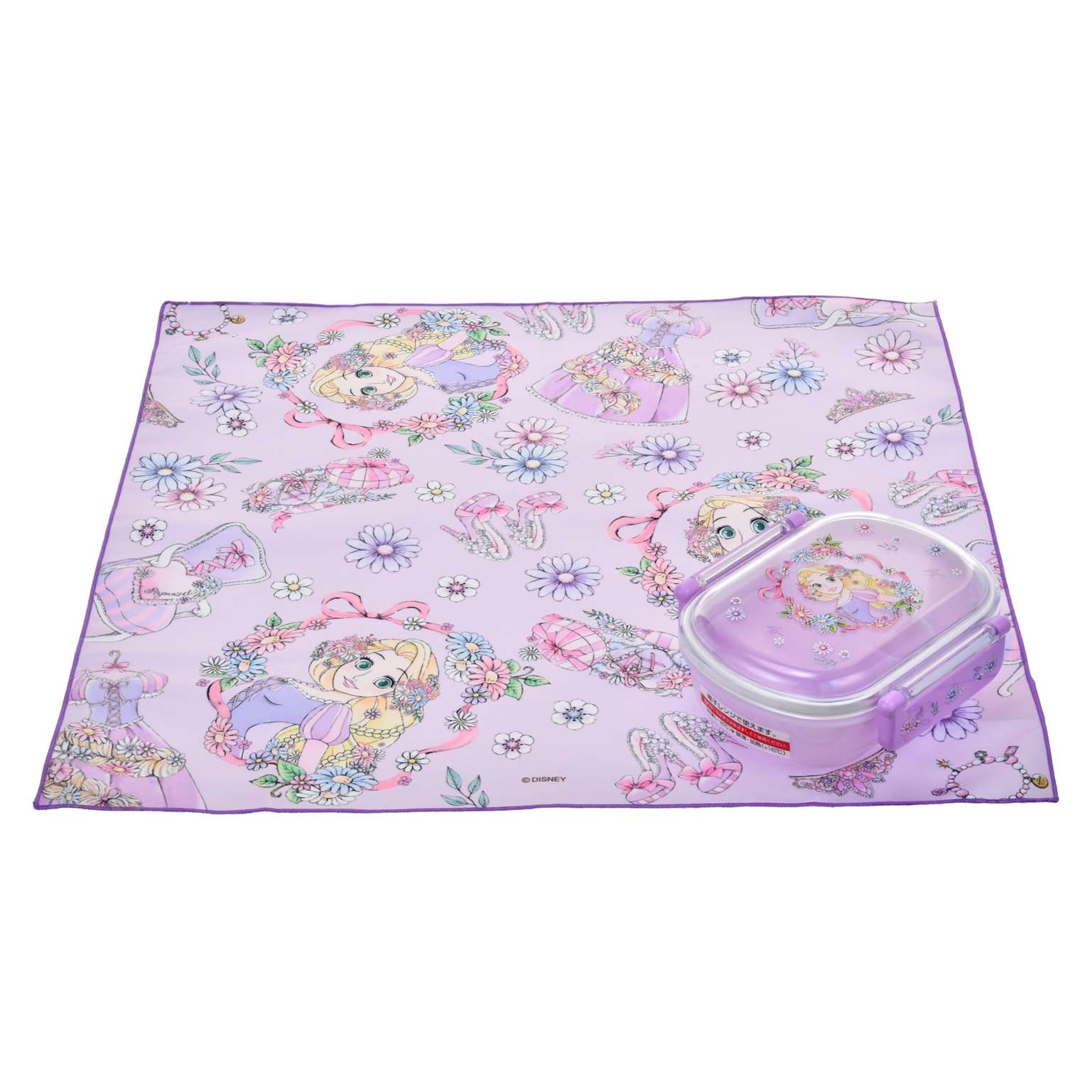 🎀【預訂】 Disney Back to School 飯盒 & 餐布 - Rapunzel