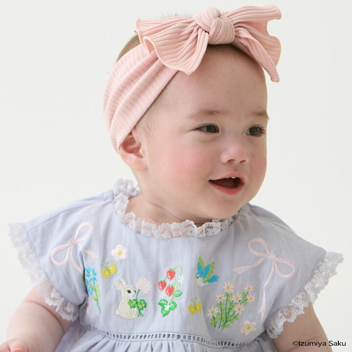 🇯🇵預訂 日本直送🇯🇵Petit Main x Izumiya Saku兩色圖案刺繡蕾絲上衣短褲套裝