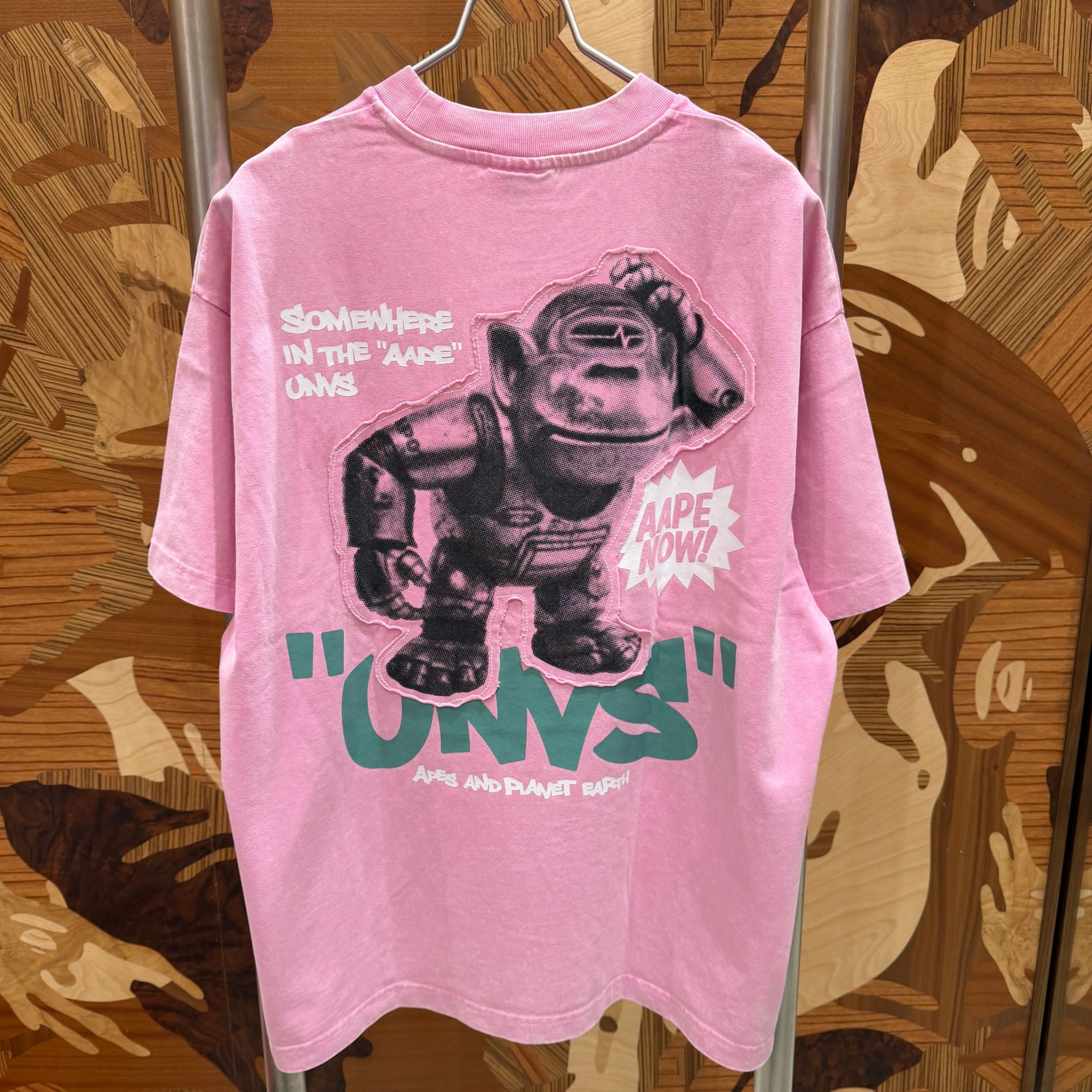 AAPE OVERSIZE fit AAPEUNVS graphic tee (1880) 寬鬆版