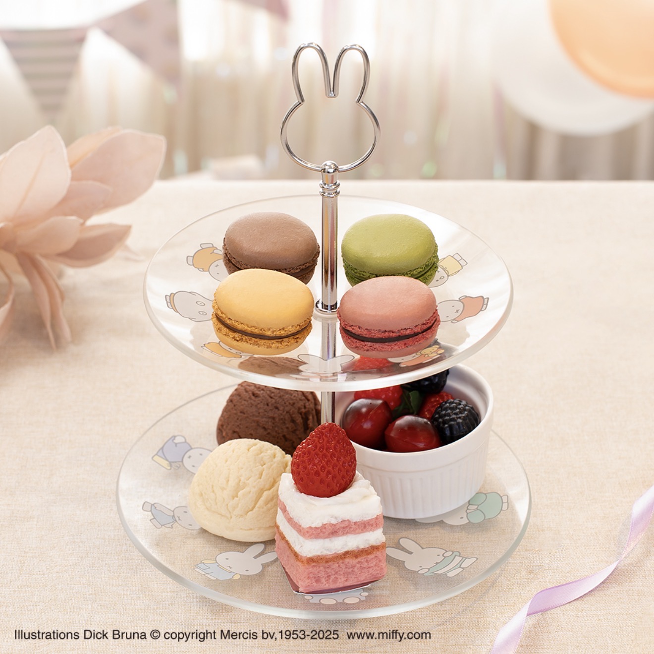 🐰現貨  -  miffy 70週年 一番賞 A 賞 High Tea 玻璃碟 set ( 賣晒冇補貨 )