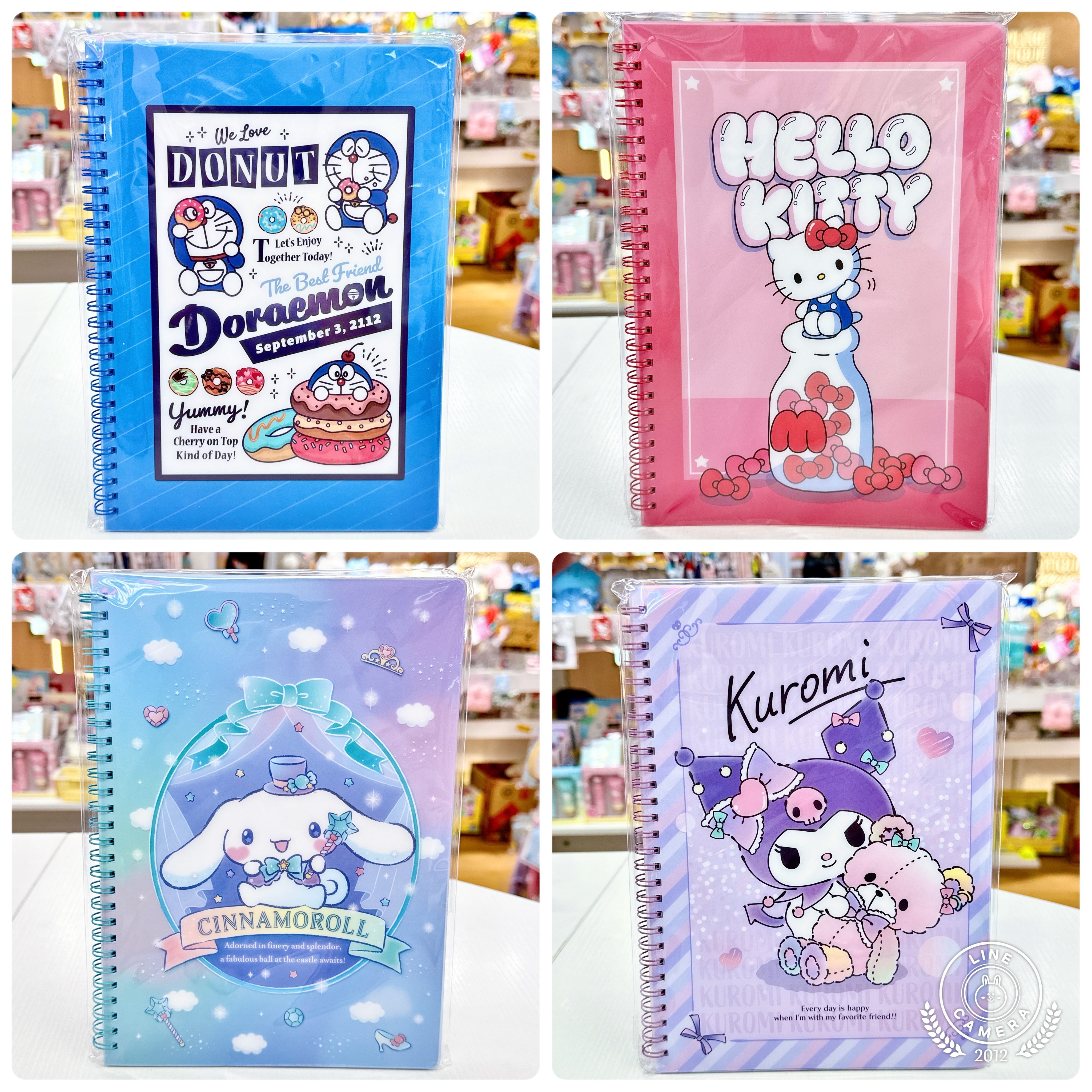 Sanrio /多啦A夢筆記簿 25×18×1 cm