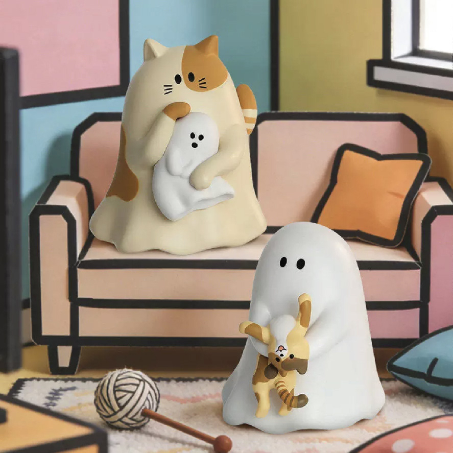 Ghody貓幽靈夜光公仔