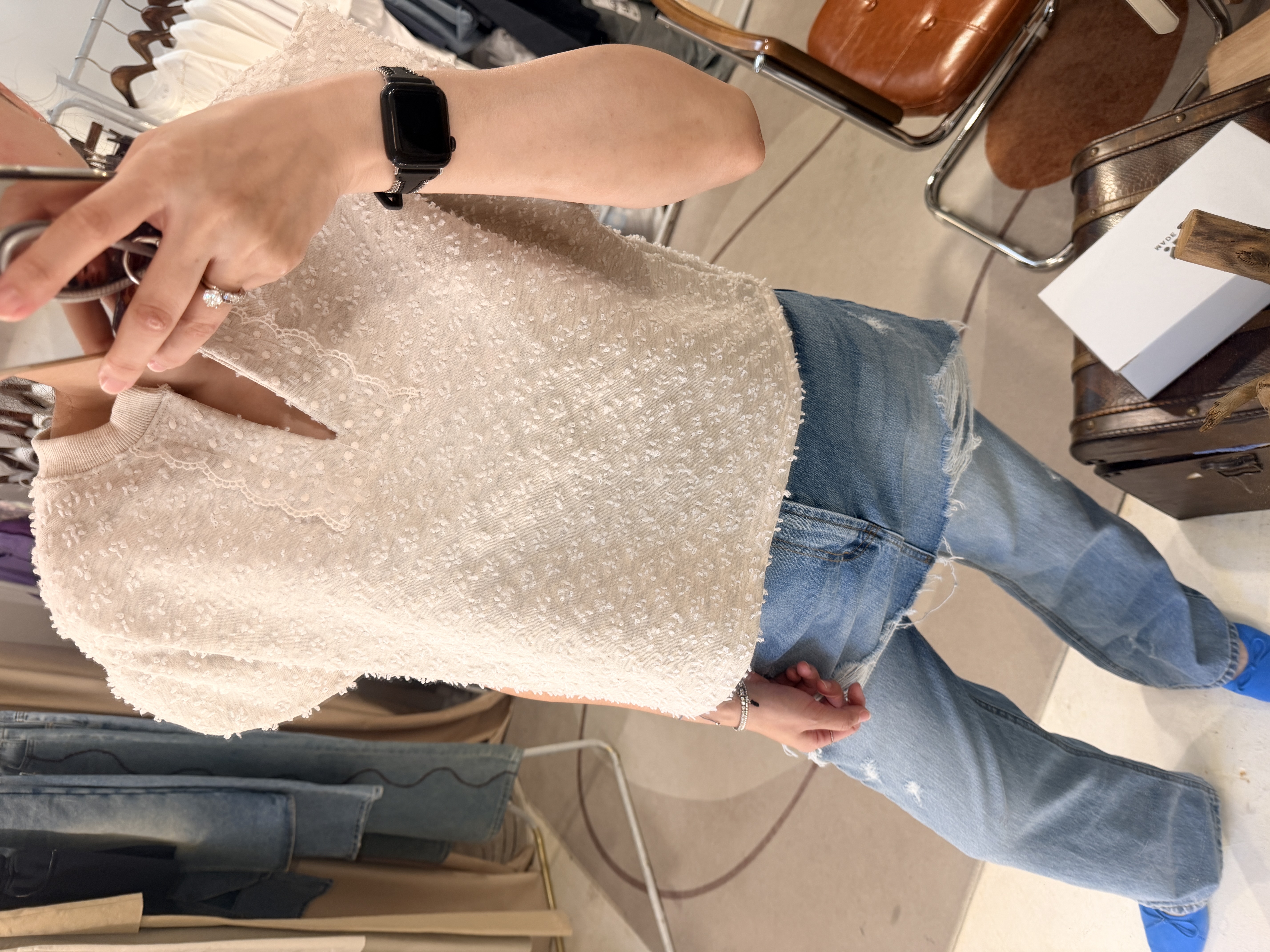 V vest sweater
