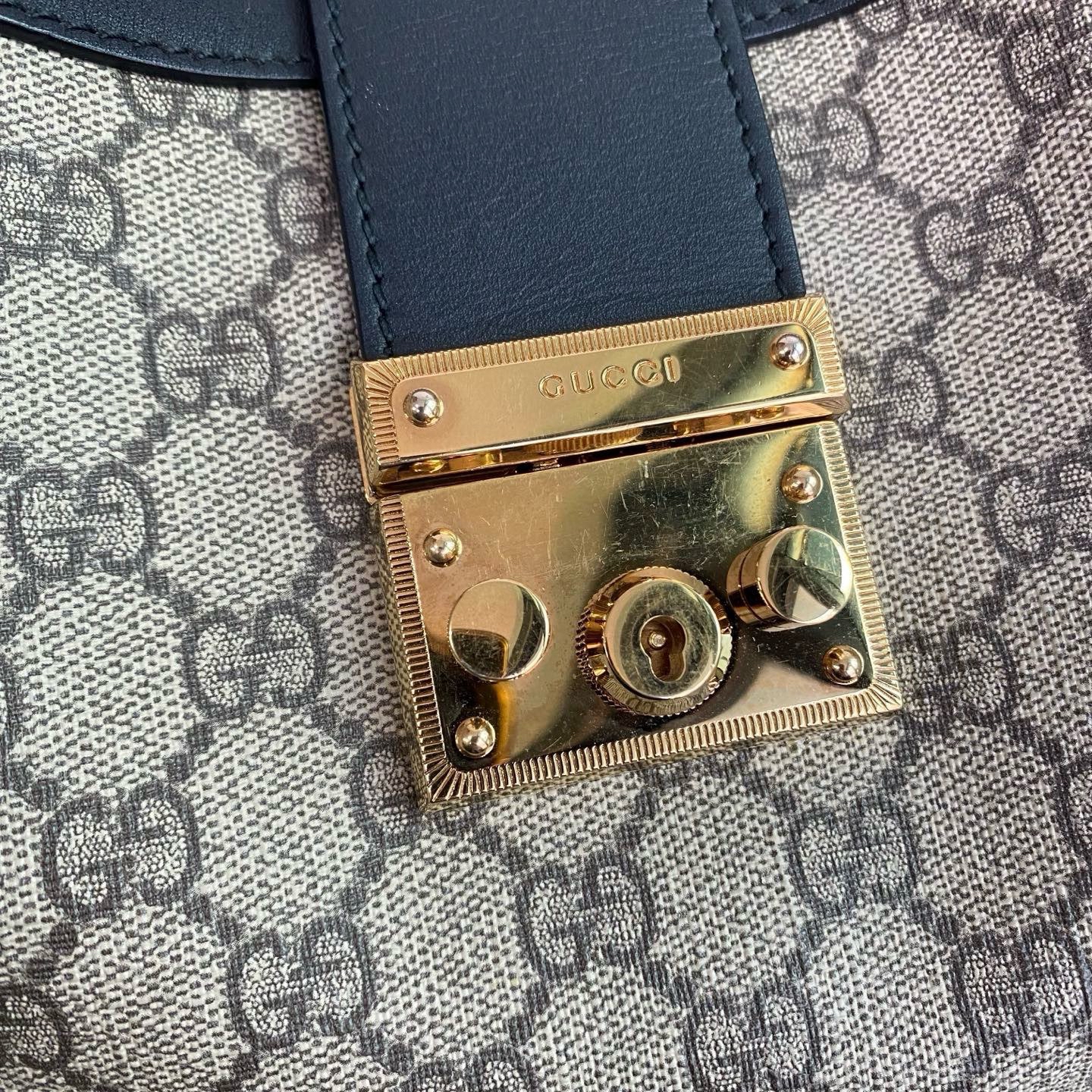 【預訂貨品】GUCCI老花黑邊tote bag