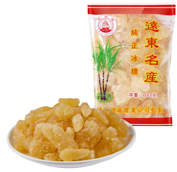 Yuen Tung Sugar 帆船牌 黃冰糖 600g X 3包