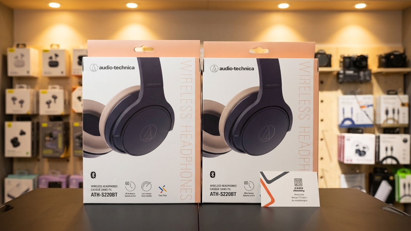 Audio-Technica ATH-S220BT無線耳罩式耳機