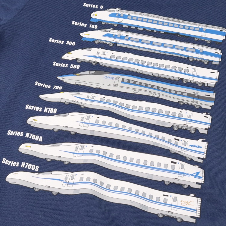 🆕【⭐訂購⭐】🇯🇵日本直送🌀歴代 #新幹線 鐵路道口貼花 雙面印花 短袖 tee［2款選］🌀[ELCA-0244][260426]